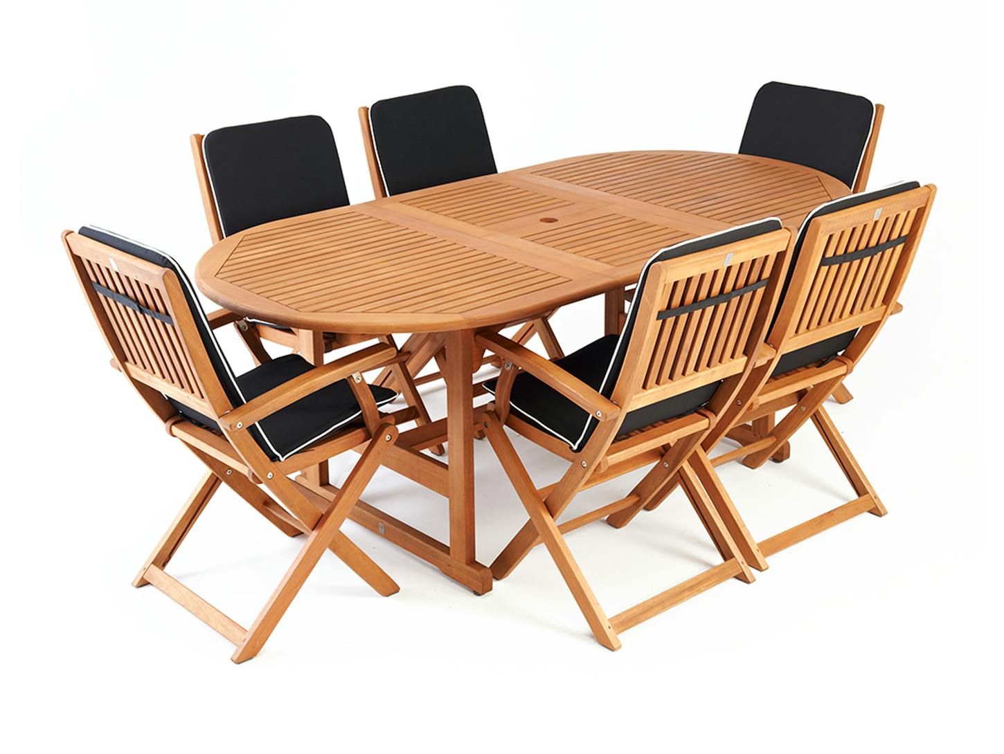 Eden Outdoor Dining Set Extending 6-Seater - Dining Sets - Outdoor Eden Outdoor Dining Set Extending 6-Seater - Eden Outdoor Dining Set Extending 6-Seater - Dining Sets - Outdoor