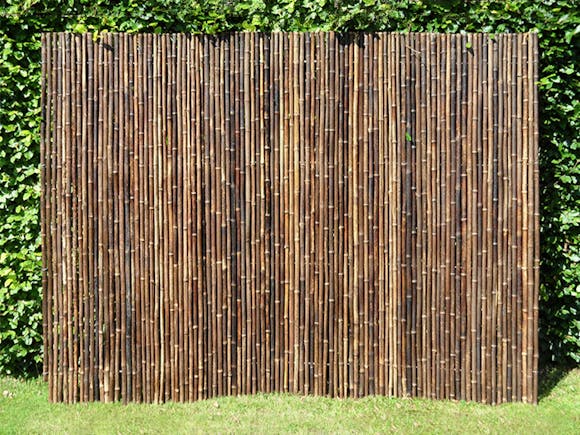 Bamboo Privacy Screen Fencing 2.4m x 1.8m Black 