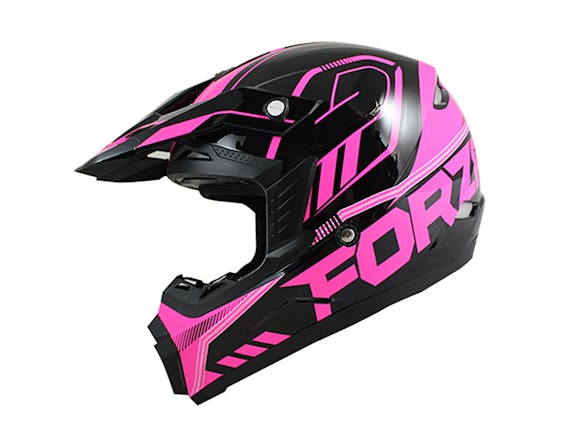 Nikko N600F Youth Motocross Helmet Pink 53-54cm