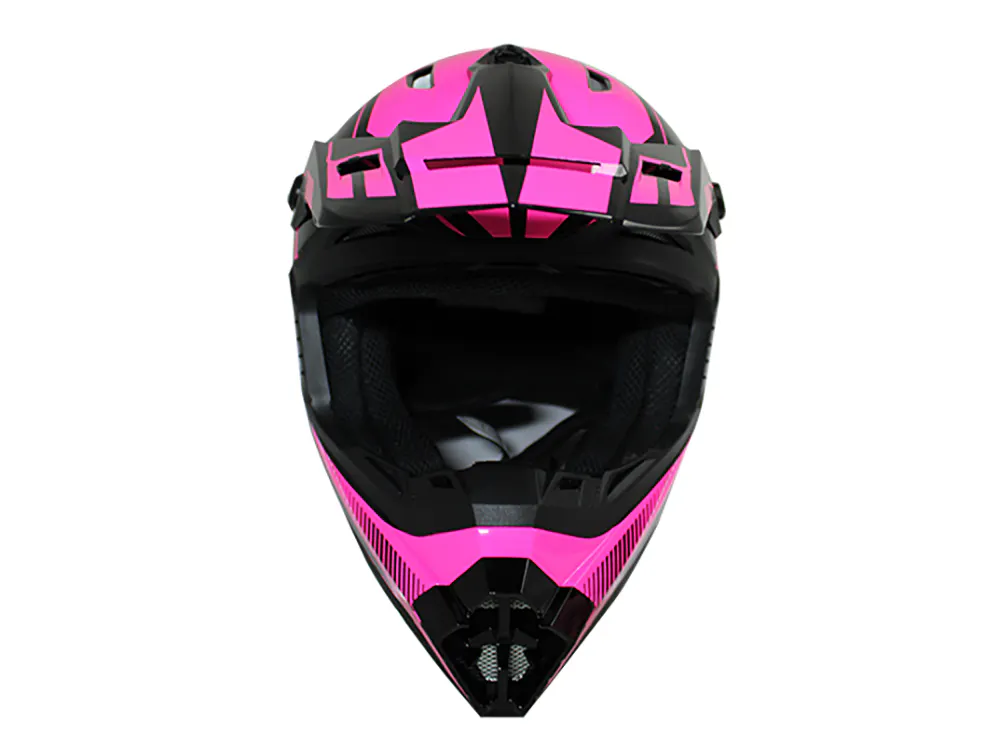 Nikko N600F Youth Motocross Helmet Pink 