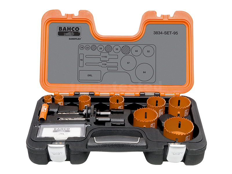 BAHCO(バーコ) Holesaw Set Bi-Metal バイメタルホルソー セット 3834