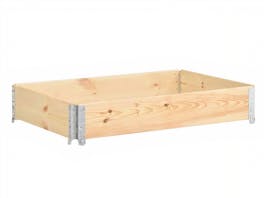 Wooden Raised Stackable Garden Bed 120cm x 80cm - 4 Pack