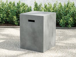 Modulo Square Concrete Stool