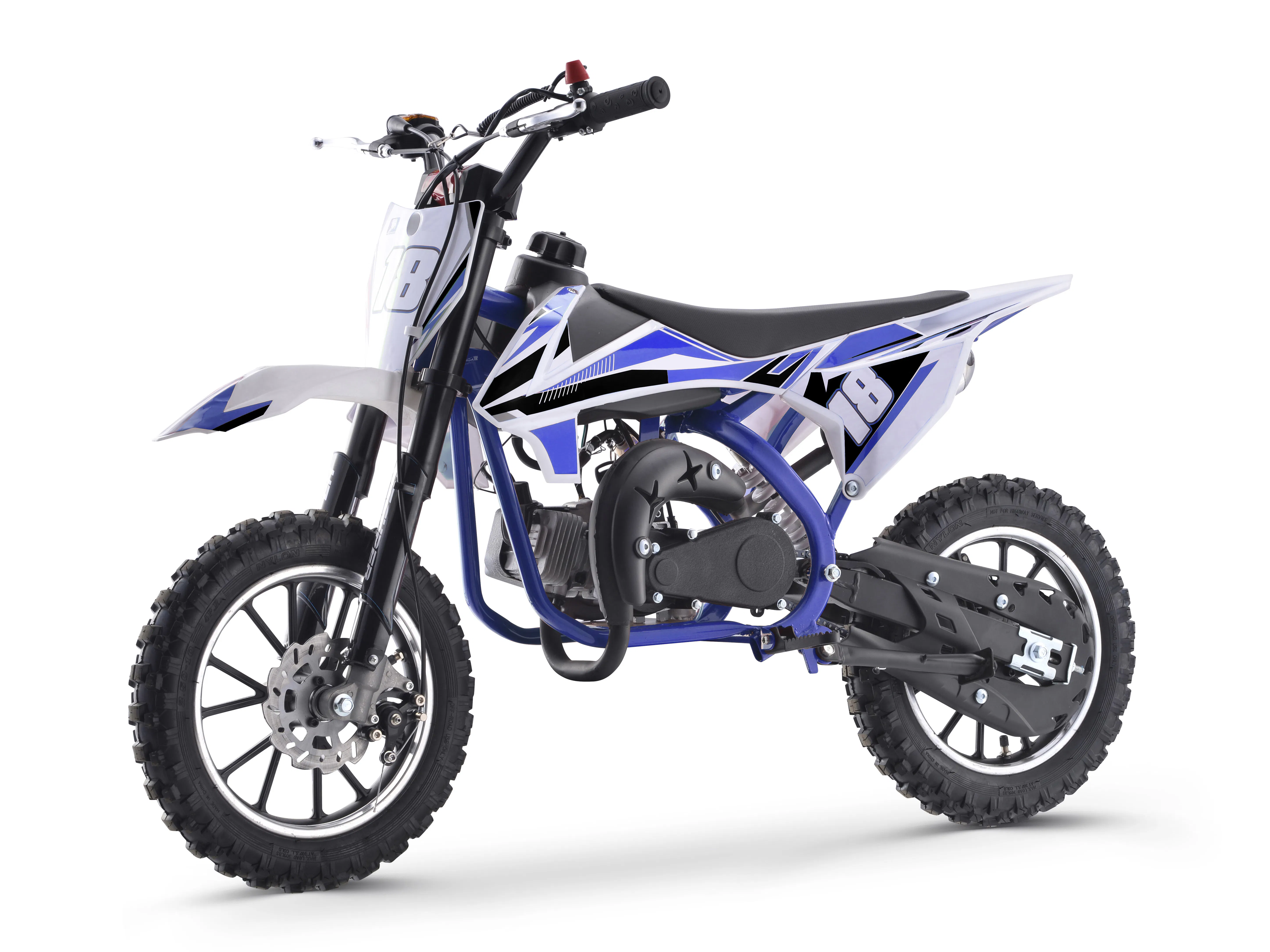 Kids Mini Dirt Bike 49cc Blue - Dirt 