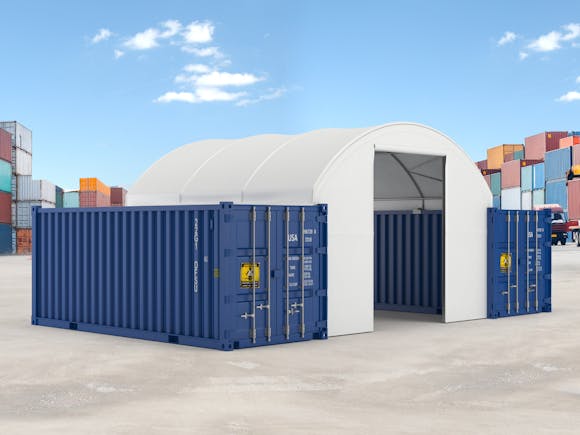 Container Shelter End Wall for 6.0m x 6.1m x 1.8m