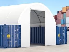 Container Shelter End Wall for 12.2m x 8.1m x 3m