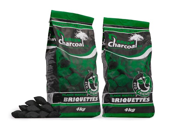 Green As Briquettes 4kg Twin Pack