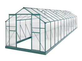 Evergreen Greenhouse 8ft x 21ft Green 6mm