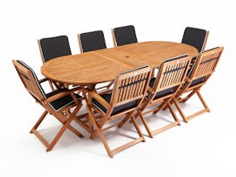 Chatswood Extending Outdoor Dining Set 8-Seater