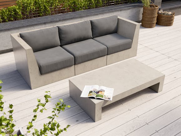 Modulo Concrete Sofa Set