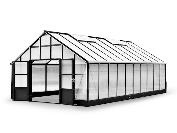 Evergreen Pro Greenhouse 24 x 17ft Black