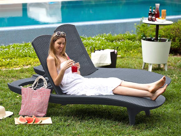 Keter Pacific Lounger - Pair