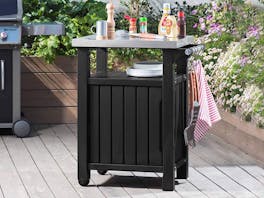 Keter Unity Entertaining BBQ Storage Table SML