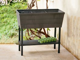 Keter Urban Bloomer Raised Planter Bed 48L Charcoal