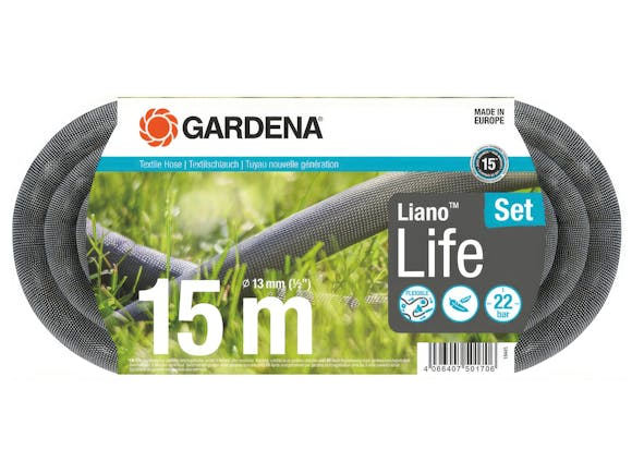 Gardena Liano Life Garden Hose 15m