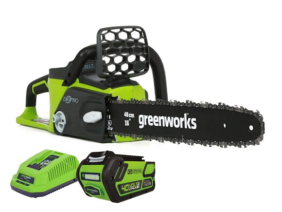 GreenWorks Chainsaw G-MAX 40V Brushless 16" 4.0Ah Kit