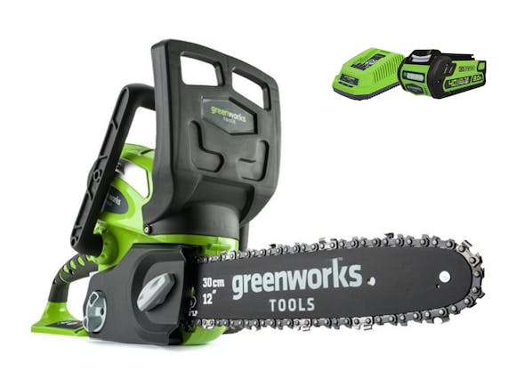 GreenWorks Chainsaw G-MAX 40V Li-Ion 12" 2.0Ah Kit
