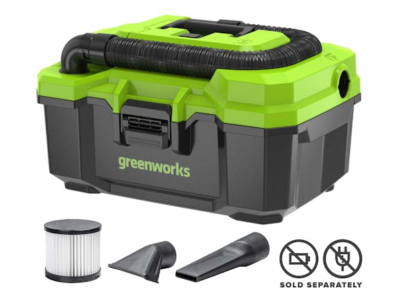 Greenworks 24V 450W 3-Gallon Wet/Dry Vacuum Skin