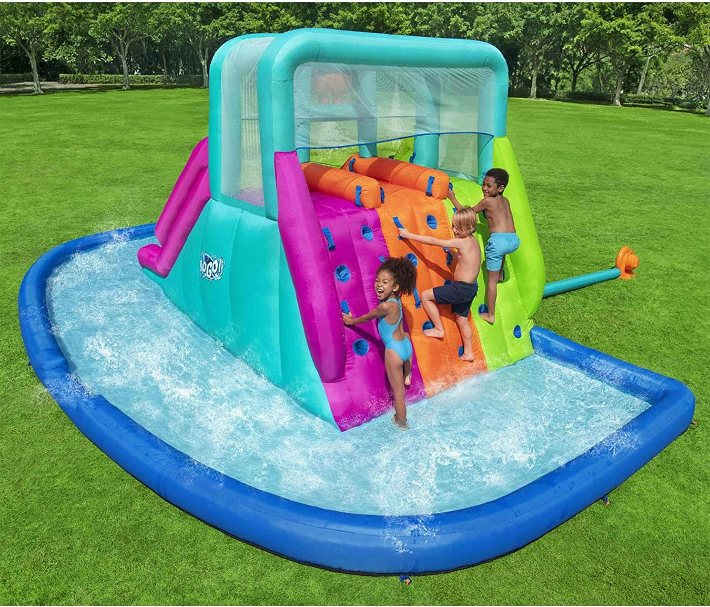 Mega Water Park Inflatable Slide Big W AirMyFun 12 Play Zones