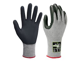 Showa 386 Duracoil Microporous Gloves Nitrile Finger