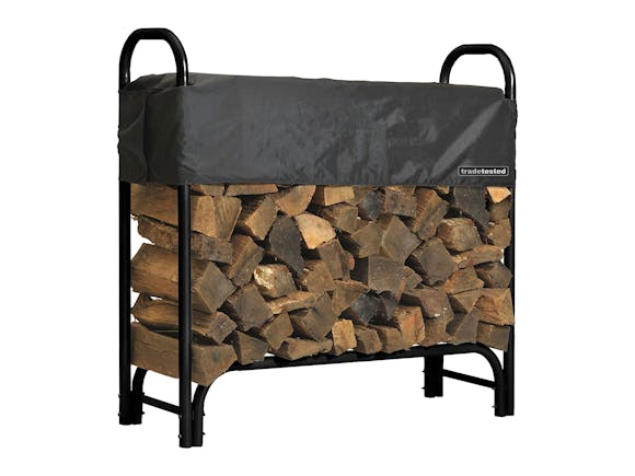 Firewood Rack 1.2m with Cover
