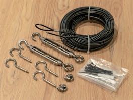 Festoon Light Support Wire Kit 20m