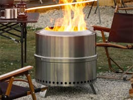 Smokeless Fire Pit 49cm - Stainless Steel