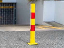 Parking Barrier Bollard Yellow