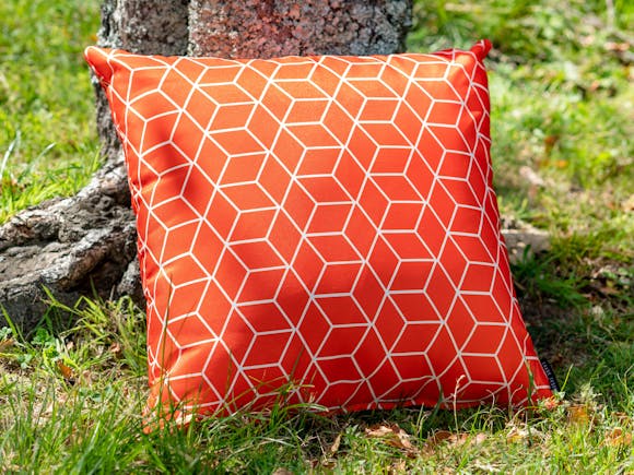 Outdoor Cushion Geo Red 