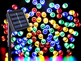 Solar Fairy Lights 100 LED 10m Multi Colour
