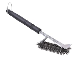 Longhorn BBQ Cleaning Brush with Scraper
