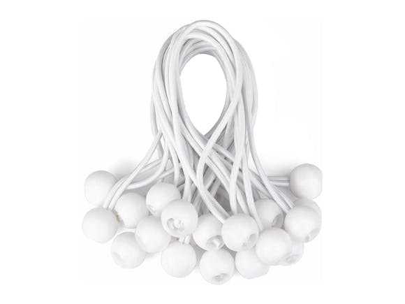 Great White Marquee Long Bungees - 50 Pack