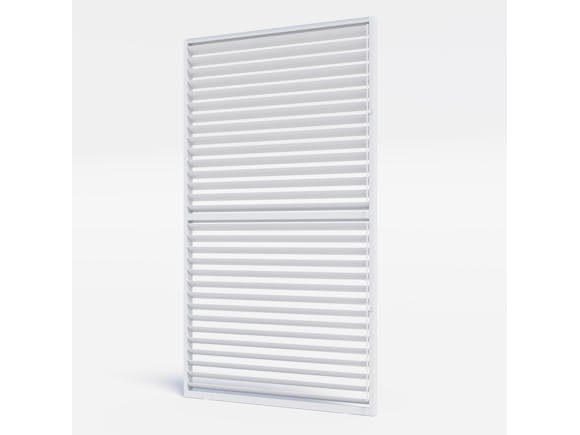 Louvre Roof System Wall Shutters 1230mm White