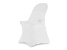 Stretch Fit Chair Cover - Pack of 6 White