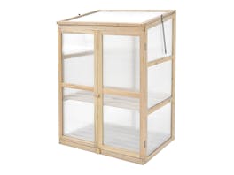 Mini Wooden Greenhouse Cabinet