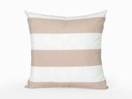 Outdoor Cushion Beige Sand Stripe