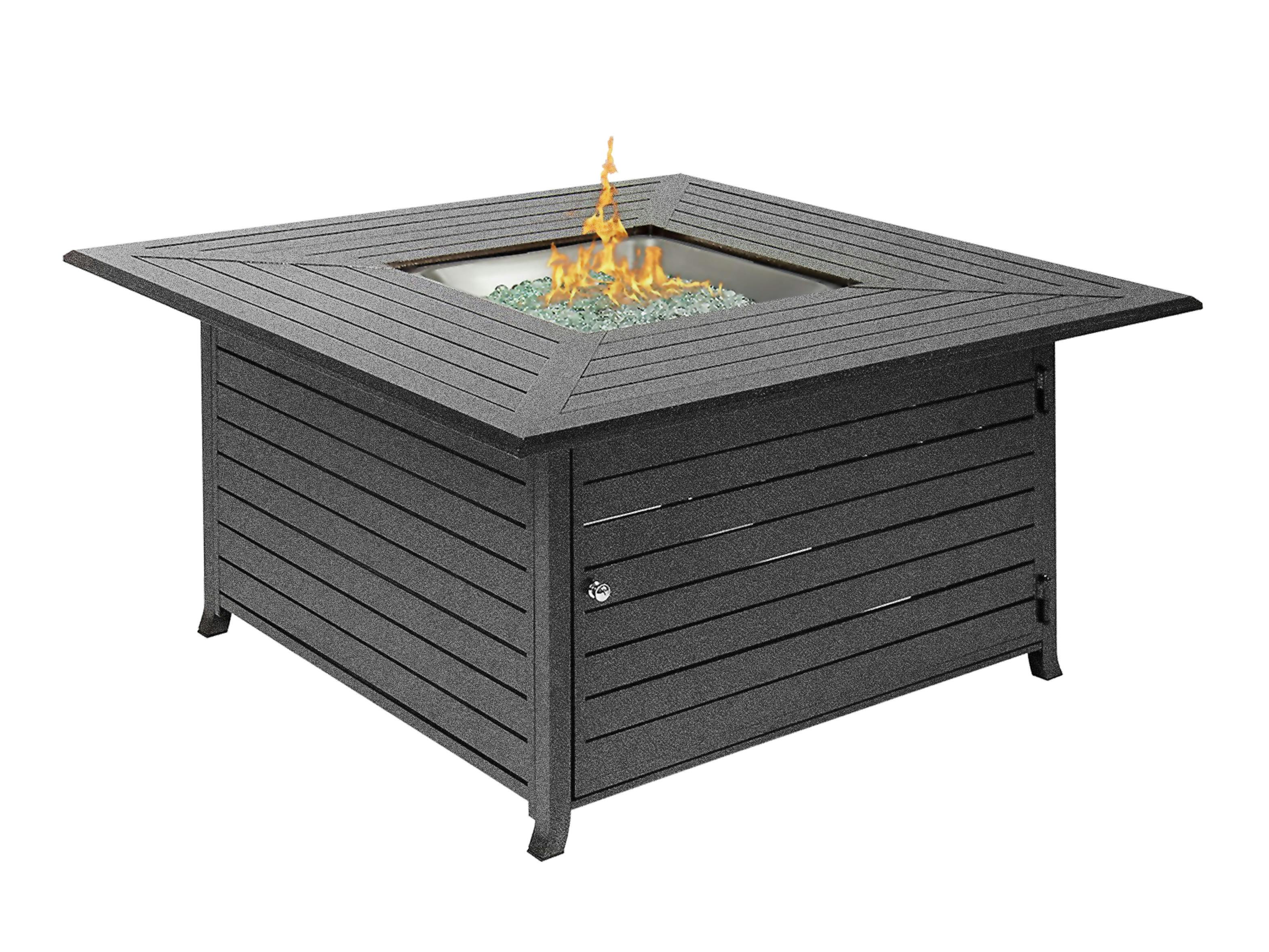 Hideaway Aluminium Gas Fire Table Gas Outdoor Heaters