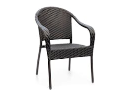 Cafe Curved Back Stacking Chair