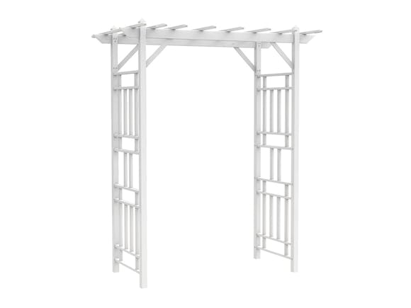 Garden Arch PVC Gemini - Arbors & Arches - Landscaping & Topiary ...