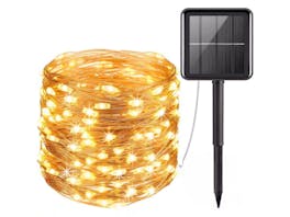 Copper Seed Lights Solar 300 LED Warm White