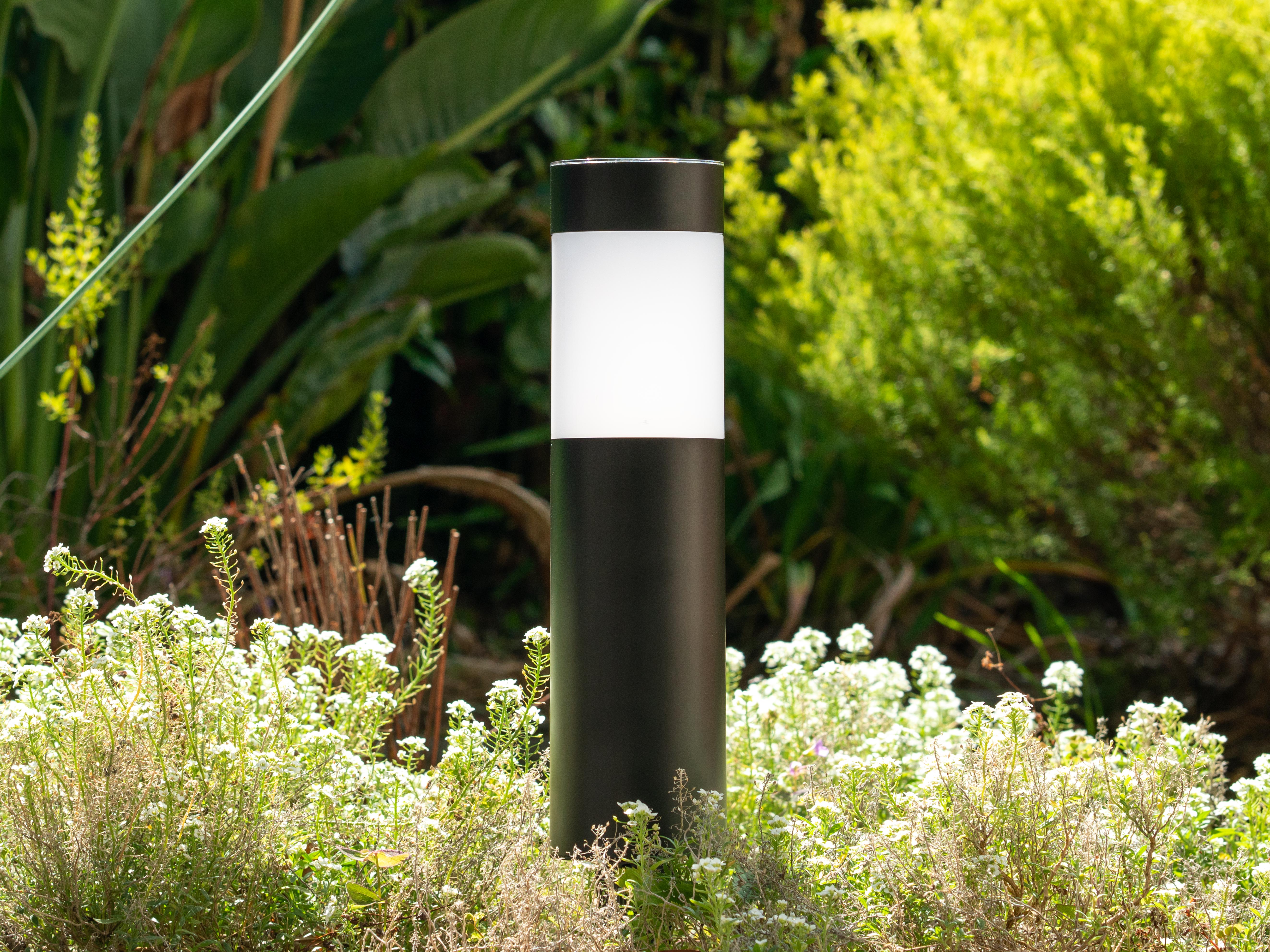 Black solar shop garden lights