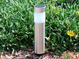 Solar Garden Light - Stainless Steel