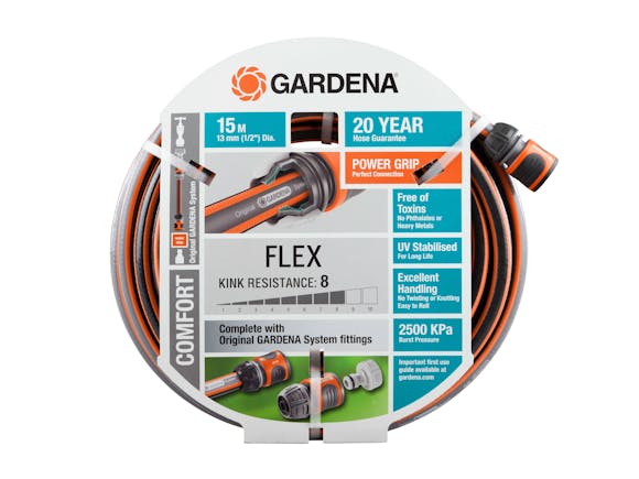 Gardena Garden Hose Comfort FLEX 13mm Set 15m