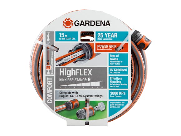 Gardena Garden Hose Comfort HighFLEX 13mm Set 15m