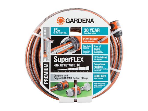 Gardena Garden Hose Premium SuperFLEX 13mm Set 15m