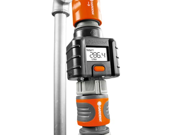 gardena smart flow hose pipe water meter