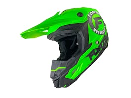 Nikko N601 Youth Motorcross Helmet Green 57-58cm