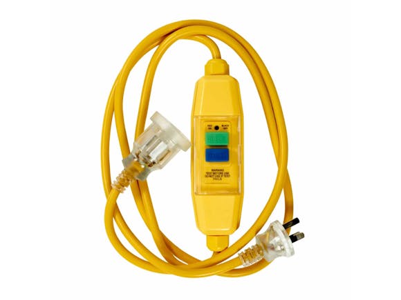 HPM RCD Protection Lead Yellow 3 Core 1.5mm² 2m