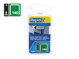 Rapid Flatwire Staples Stainless Steel 140/8 - Pack of 972