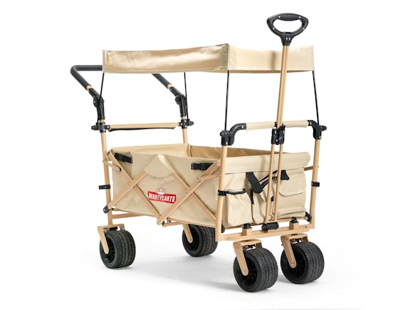 Mighty Carts Safari Beach Cart with Awning